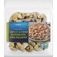 Iceland Garlic & Herb Marinated King Prawns 290g