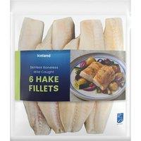 Iceland 6 Hake Fillets 600g