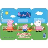 Peppa Pig Kids Strawberry Yoghurt Pots 6 x 45g