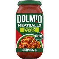 Dolmio Bolognese Meatball Tomato and Basil Pasta Sauce 450g