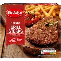 Birds Eye 4 Beef Grill Steaks 340g