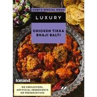 Iceland Luxury Chicken Tikka Bhaji Balti 400g