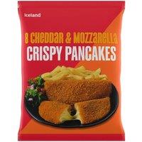 Iceland 8 (Approx.) Cheddar and Mozzarella Crispy Pancakes 500g