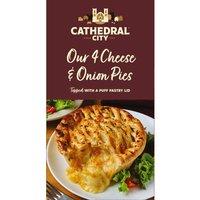 Cathedral City Our 4 Cheese & Onion Pies 644g