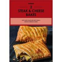 Iceland 2 Steak & Cheese Bakes 280g