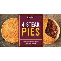 Iceland 4 Steak Pies 568g