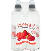 Essence Strawberry & Raspberry Flavoured Still Spring Water 4 x 500ml
