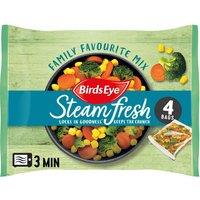 Birds Eye Steamfresh 4 Family Favourites Steam Bags 540g