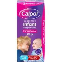Calpol Infant Sugar-Free Oral Suspension Paracetamol 2+ Months 100ml