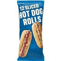 Iceland 12 Sliced Hot Dog Rolls