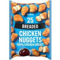 Iceland 25 (approx.) Breaded Chicken Nuggets 350g