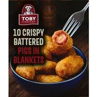 Toby Carvery 10 Crispy Battered Pigs In Blankets 275g