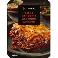 Iceland Beef and Pancetta al Forno Lasagne 450g