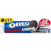 OREO Vanilla double creme Cocoa sandwich biscuits roll pack 157 g