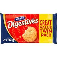 McVitie's Digestives The Original Biscuits Twin Pack 2 x 360g, 720g