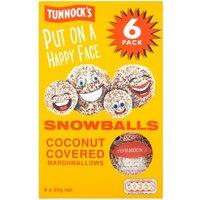 Tunnock's Snowballs Coconut Covered Marshmallows 6 x 30g (180g)