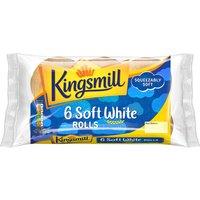 Kingsmill 6 Soft White Rolls