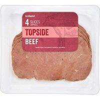 Iceland 3 Slices (approx.) Roast Topside Beef 75g