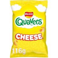 Walkers Quavers Cheese Sharing Snacks Crisps 116g