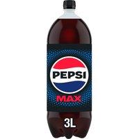 Pepsi Max No Sugar Cola Bottle 3L