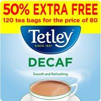 Tetley Decaf 120 Tea Bags 375g