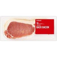 Iceland 10 Rashers (approx.) Smoked Back Bacon 300g