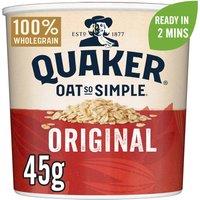 Quaker Oat So Simple Original Porridge Pot 45g