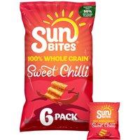 Sunbites Sun Ripened Sweet Chilli Multipack Snacks Crisps 6x25g