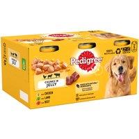 PEDIGREE Adult Wet Dog Food Mixed Selection Chunks in Jelly 6 x 385g Can