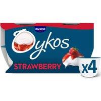 Oykos Strawberry Luxury Greek Style Yoghurt Dessert 4x110g
