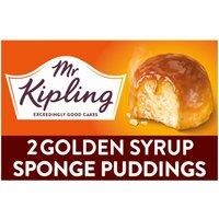 Mr Kipling Golden Syrup Sponge Pudding Cake Dessert Pots 2 x 95g