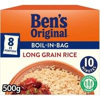 Bens Original Boil In Bag Long Grain Rice 8 x 62.5g