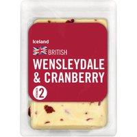 Iceland British Wensleydale and Cranberry 200g