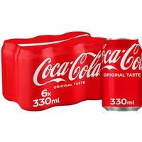 Coca-Cola Original Taste 6 x 330ml