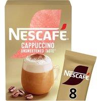 Nescafe Cappuccino Unsweetened Instant Coffee 8 x 14.2g Sachets