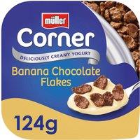 Muller Corner Banana Yogurt with Chocolate Flakes