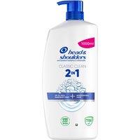 Head & Shoulders Classic Clean 2in1 Anti Dandruff Shampoo, 1000ml Pump. Refreshing Scent