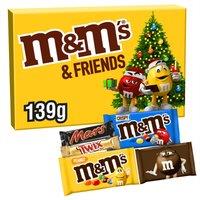 M&M's and Friends Medium Christmas Chocolate Selection Box 137g