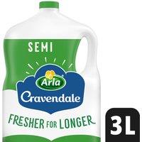 Arla Cravendale Filtered Fresh Semi Skimmed Milk 3L Fresher for Longer