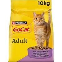 GO-CAT Chicken and Duck Dry Cat Food 10kg