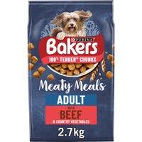 BAKERS Meaty Meals Beef Dry Dog Food 2.7kg