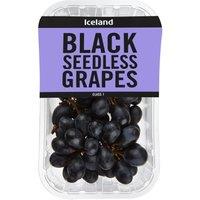 Iceland Black Seedless Grapes 500g
