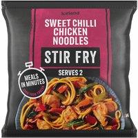 Iceland Sweet Chilli Chicken Noodles Stir Fry 750g