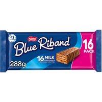 Blue Riband Milk Chocolate Wafer Biscuit Bar 16 Pack Multipack 288g