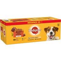 PEDIGREE Adult Wet Dog Food Mixed Selection Jelly 40 x 100g Mega Pack Pouch