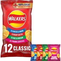 Walkers Classic Variety Multipack Crisps 12x25g