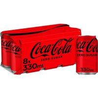 Coca-Cola Zero Sugar 8 x 330ml