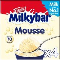 Milkybar White chocolate Mousse 4 x 55g
