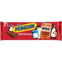 McVitie's Penguin Original Chocolate Flavour Cream Filled Biscuit Bars 7 x 24.6g (172.2g)