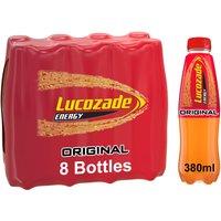 Lucozade Energy Original 8 x 380ml Multipack